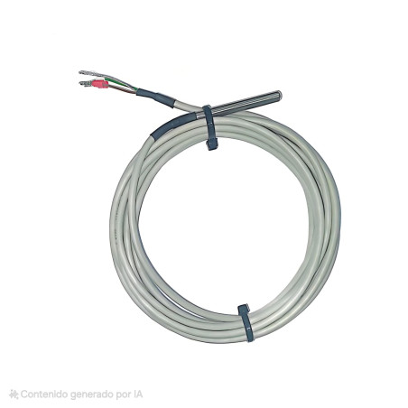Sonda PT100 Remberg Pt-50x6/2M 3 Hilos Silicona | Electrosuministros