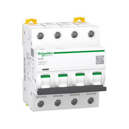 A9F74432 - Magnetotérmico Schneider iC60N 4P 32A Curva C | Electrosuministros