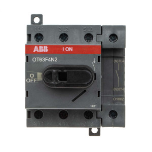 OT63F4N2 - Interruptor Seccionador ABB 63 A 4P | Electrosuministros