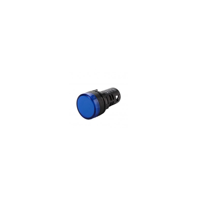 Piloto LED 22 mm - Azul - 230V