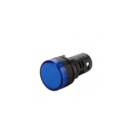 Piloto LED 22 mm - Azul - 230V