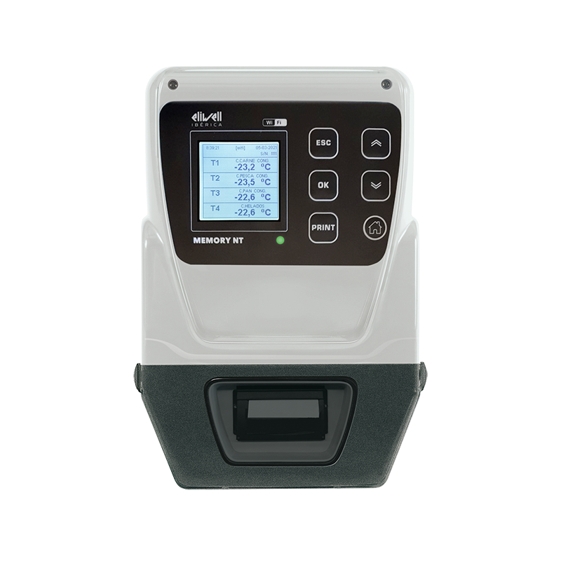 Eliwell Memory NT8P | Registrador 8 Canales con Impresora y Certificado | Electrosuministros