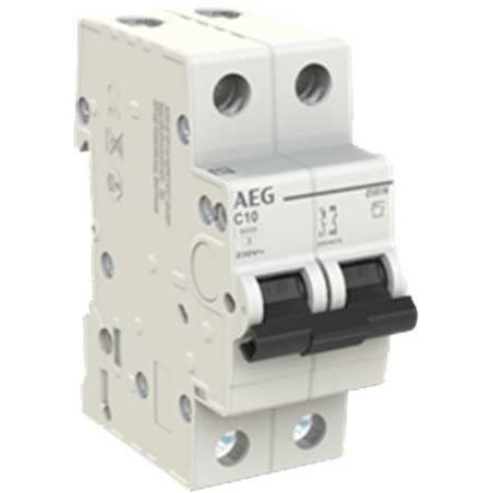 EV60 C10 - Magnetotérmico AEG 1P+N 10A Curva C | Electrosuministros