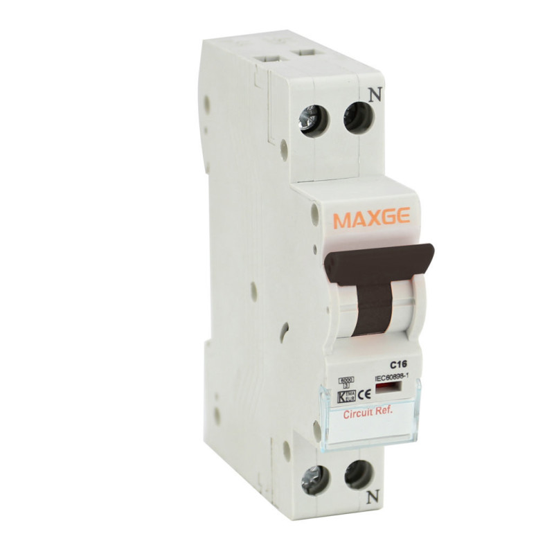 EPDPN6KC16 - Magnetotérmico Maxge DPN 1P+N 16A Curva C | Electrosuministros