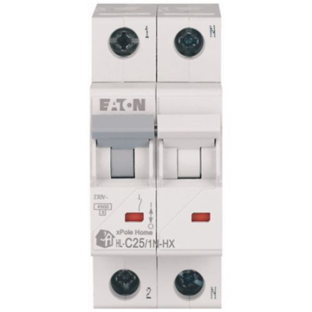 HN-C10/1N - Magnetotérmico Eaton 1P+N 10A Curva C | Electrosuministros