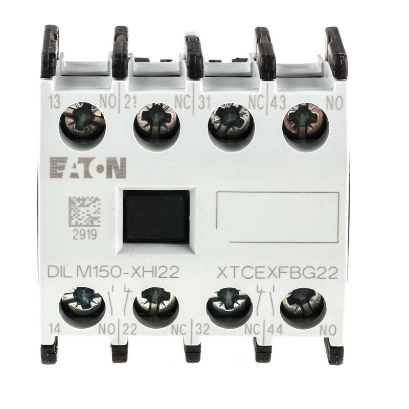 DILM150-XHI22 - Contacto Auxiliar Eaton 2NO 2NC Frontal | Electrosuministros