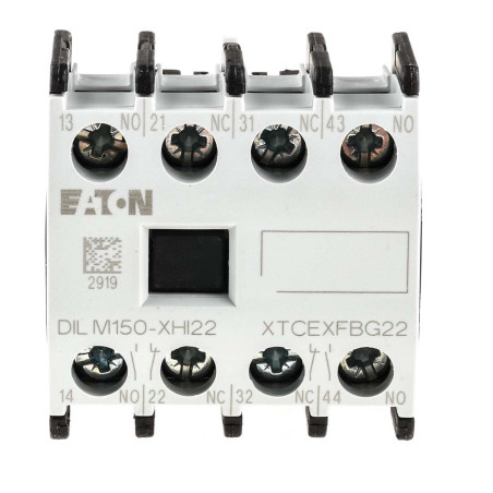 DILM150-XHI22 - Contacto Auxiliar Eaton 2NO 2NC Frontal | Electrosuministros