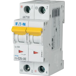 PLS6-C25/2 - Magnetotérmico Eaton 2P 25A Curva C | Electrosuministros