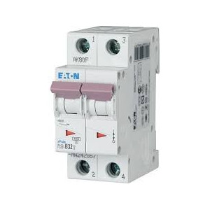 PLS6-C32/2 - Magnetotérmico Eaton 2P 32A Curva C | Electrosuministros